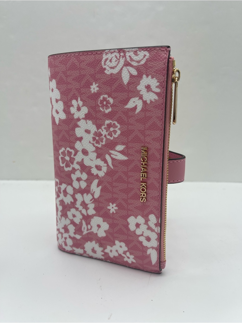 MICHAEL KORS Jet Set Travel Lg Double Zip Printed Signature Logo Wristlet Wallet - Picture 14 of 16